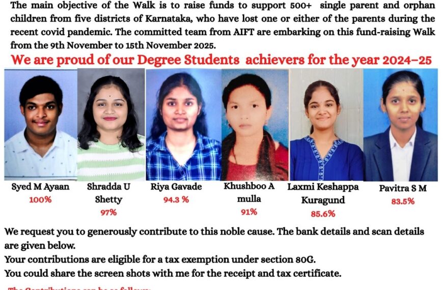 Walk of Faith 12: Stepping Forward for Karnataka’s Children